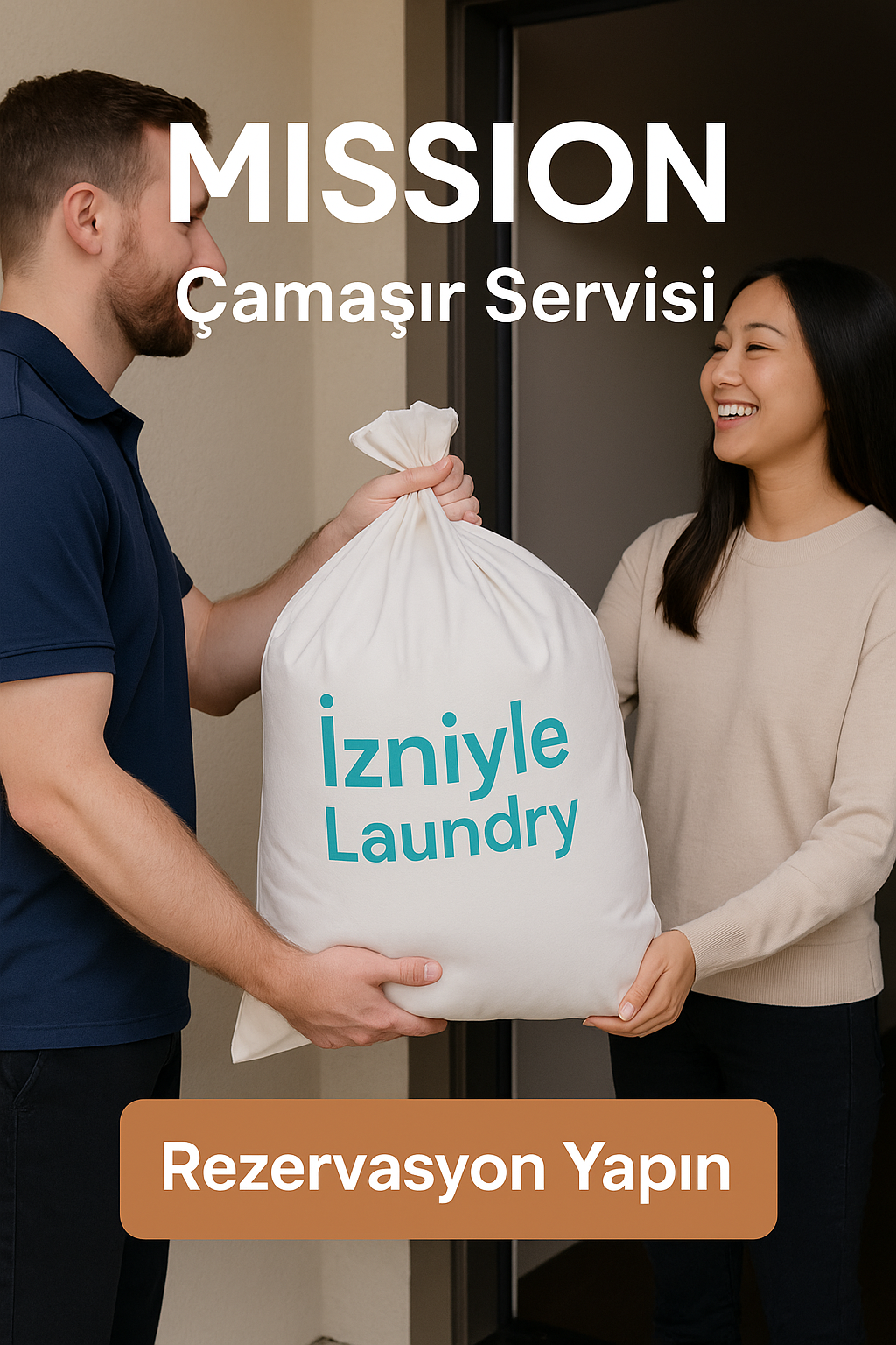 Mission District Çamaşır Servisi — Kapıdan Alım, Yıkama & Katlama